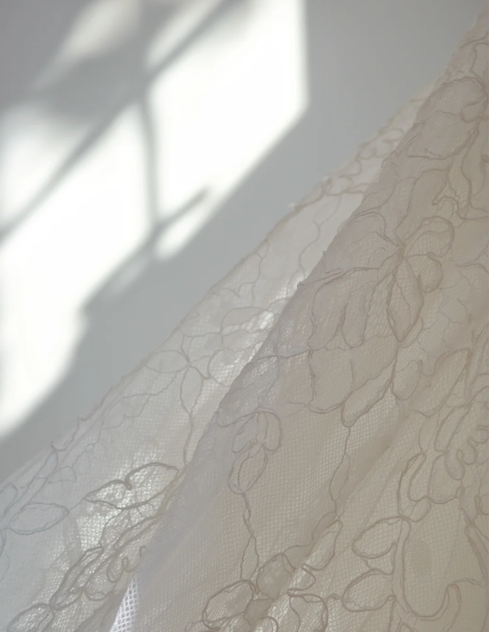 Princess Off The Shoulder White Lace Bridal Gown Long Wedding Dress D2155