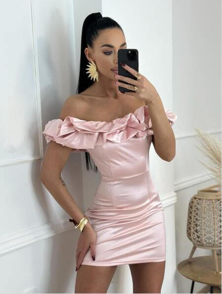 Fashion Strapless Satin Ruched Sheath Cocktail Dress,Peacock Blue Short Graduation Homecoming Dress D3749