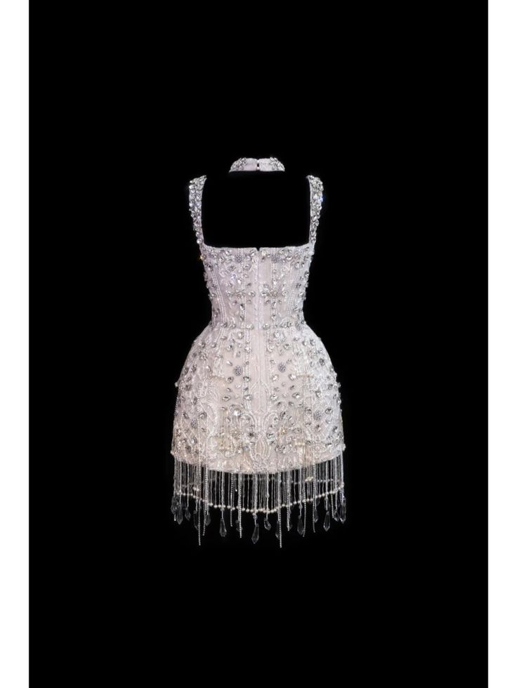 Luxurious Sheath Tulle Beaded Cocktail Dress Formal Short Homecoming Dress Birthday Outfits D439