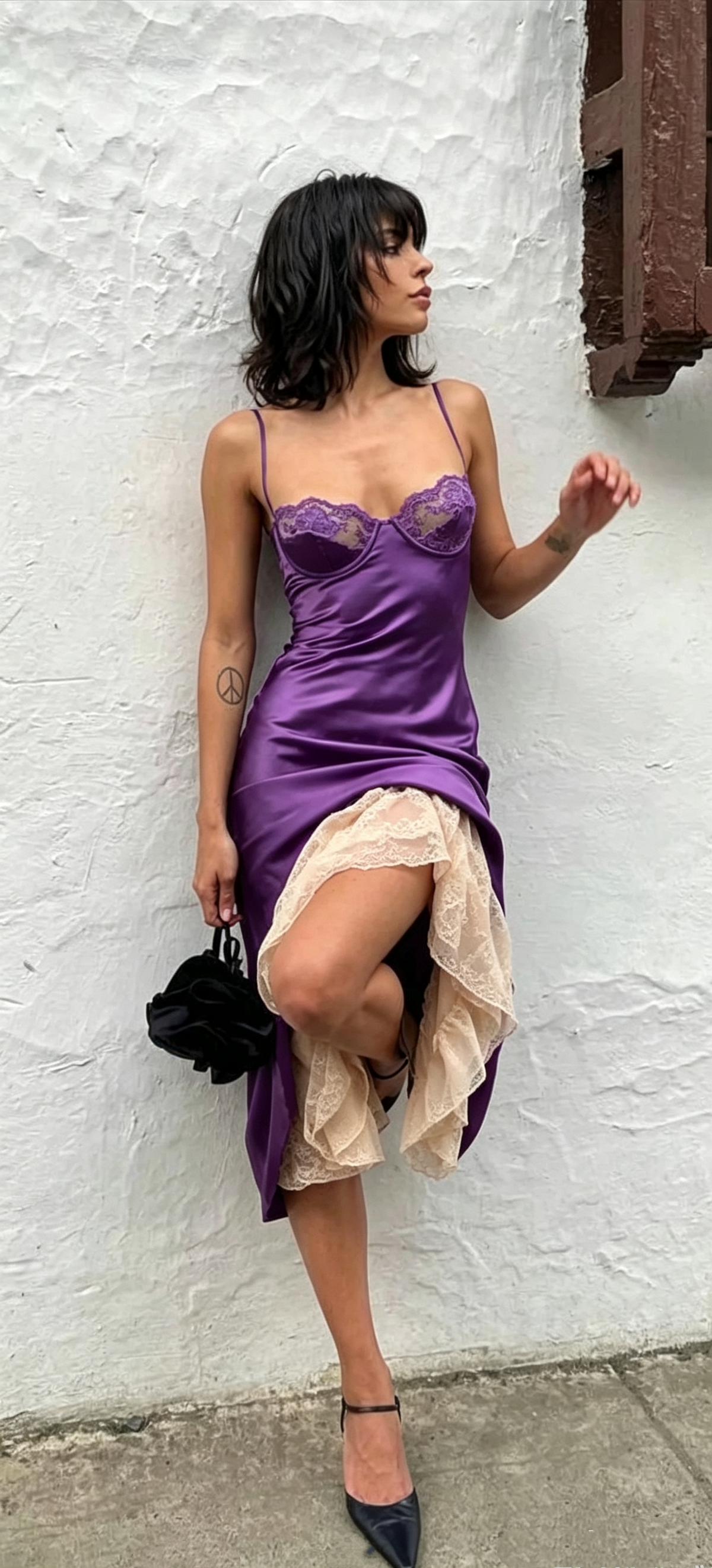 Elegant Black Spaghetti Straps Satin Tulle Mermaid Long Party Dress Evening Gown D4290