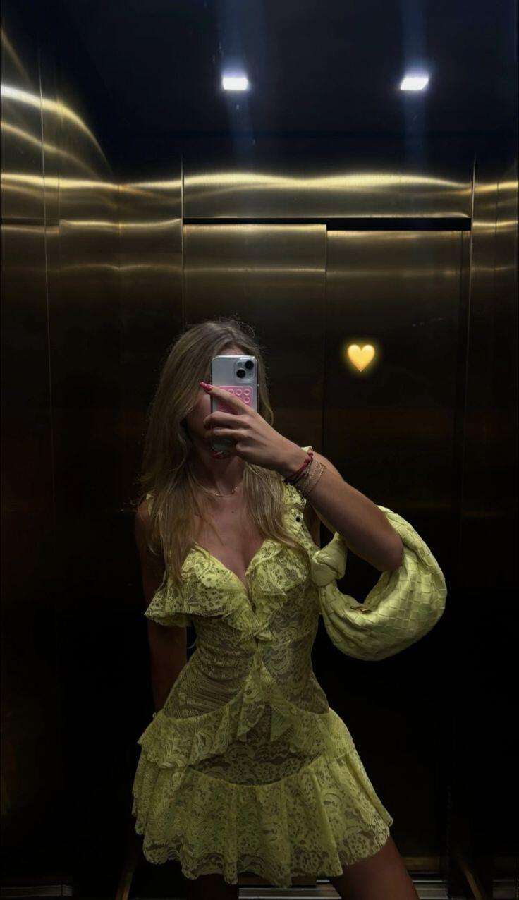 Classy Yellow Lace Ruffle Short 9th Grade Homecoming Dress,Short Party Dress D3601