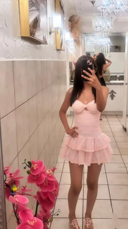 Cute Sweetheart Neck Tulle Layered Short Birthday Dress,Pink Formal 6th Grade Homecoming Dress D3399