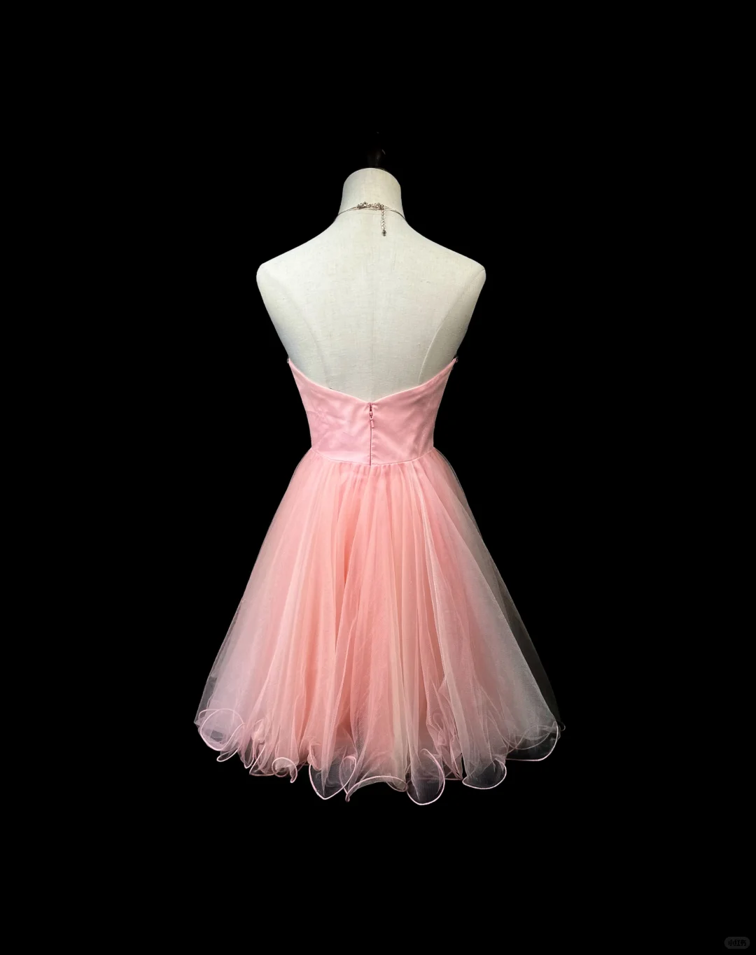 Pretty Pink Sweetheart Neck Tulle Beaded A Line Short Homecoming Dress Birthday Outfits D3246