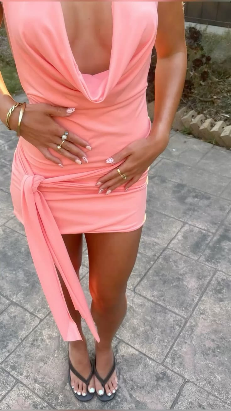 Sexy Pink Satin Pleated Sheath Mini Prom Dress,Formal Graduation Homecoming Dress D3835