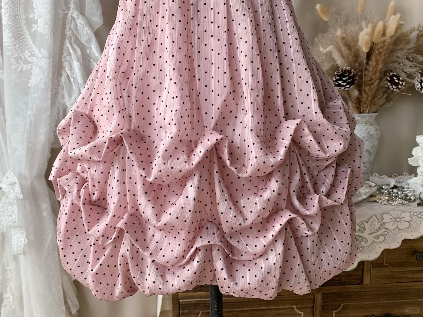 Charming Pink Halter Tulle Pleated Beaded A Line Short 6th Grade Homecoming Dress,Mini Prom Dress D3180