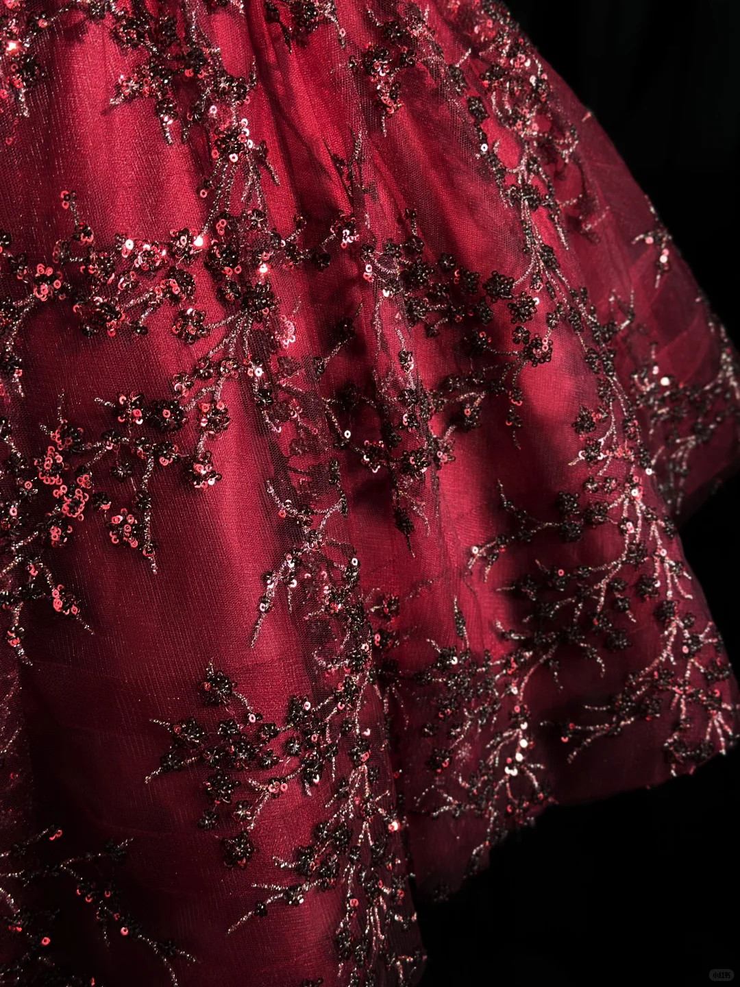 Retro Burgundy Spaghetti Straps Tulle Sequin Beaded A Line Short Homecoming Dress Birthday Outfits D3244