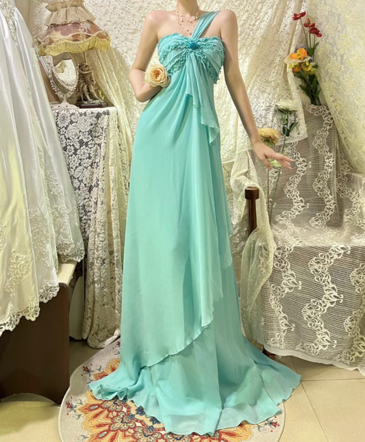 Glamorous Strapless Light Pink Satin Embroidered Flowers Mermaid Long Party Dress Formal Wedding Guest Dress With Beaded D21117