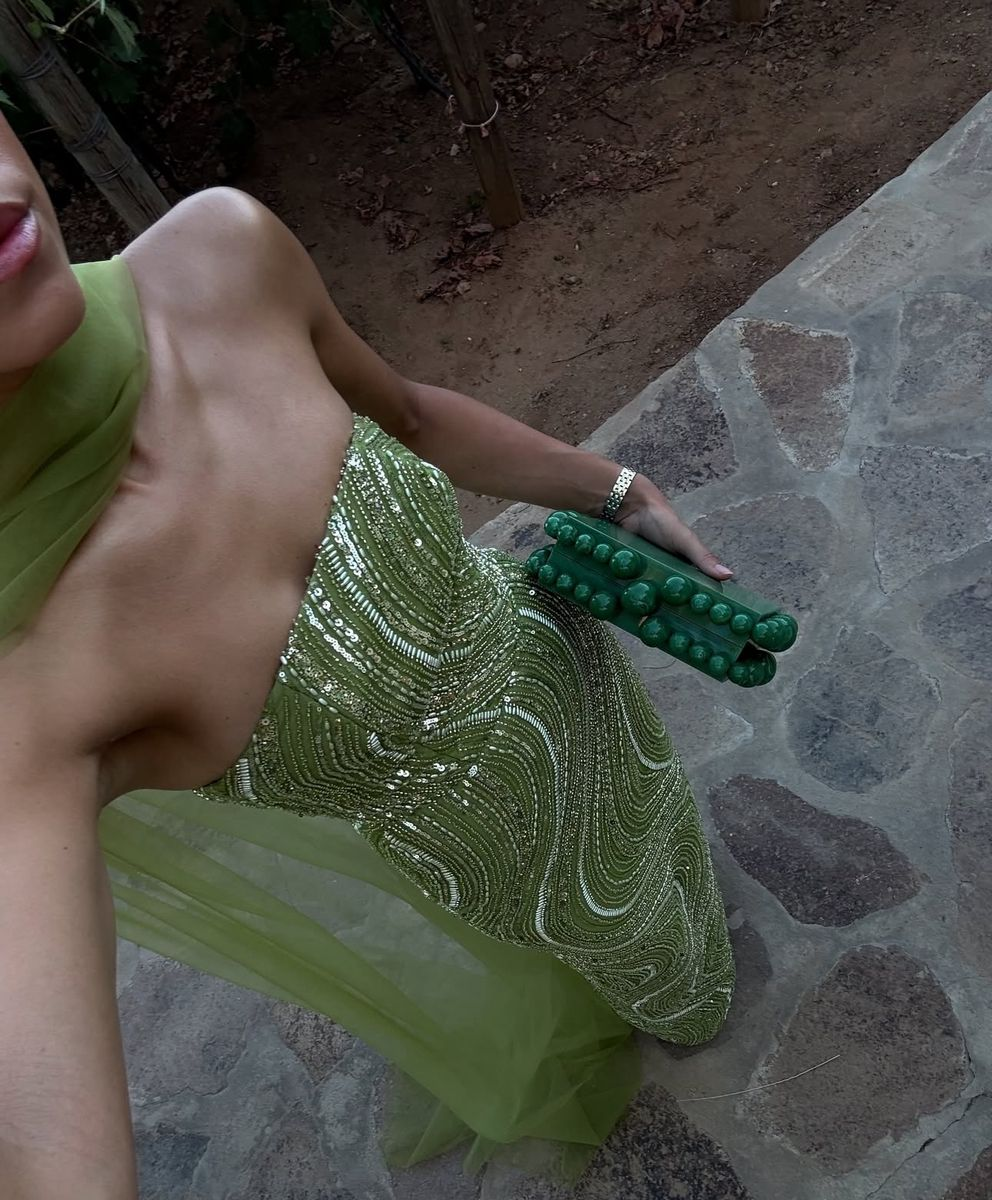 Gorgeous Strapless Apple Green Sequin Long Prom Dress Party Gown With SweetDress Gorgeous Strapless Apple Green Sequin Long Prom Dress Party Gown With SweetDress