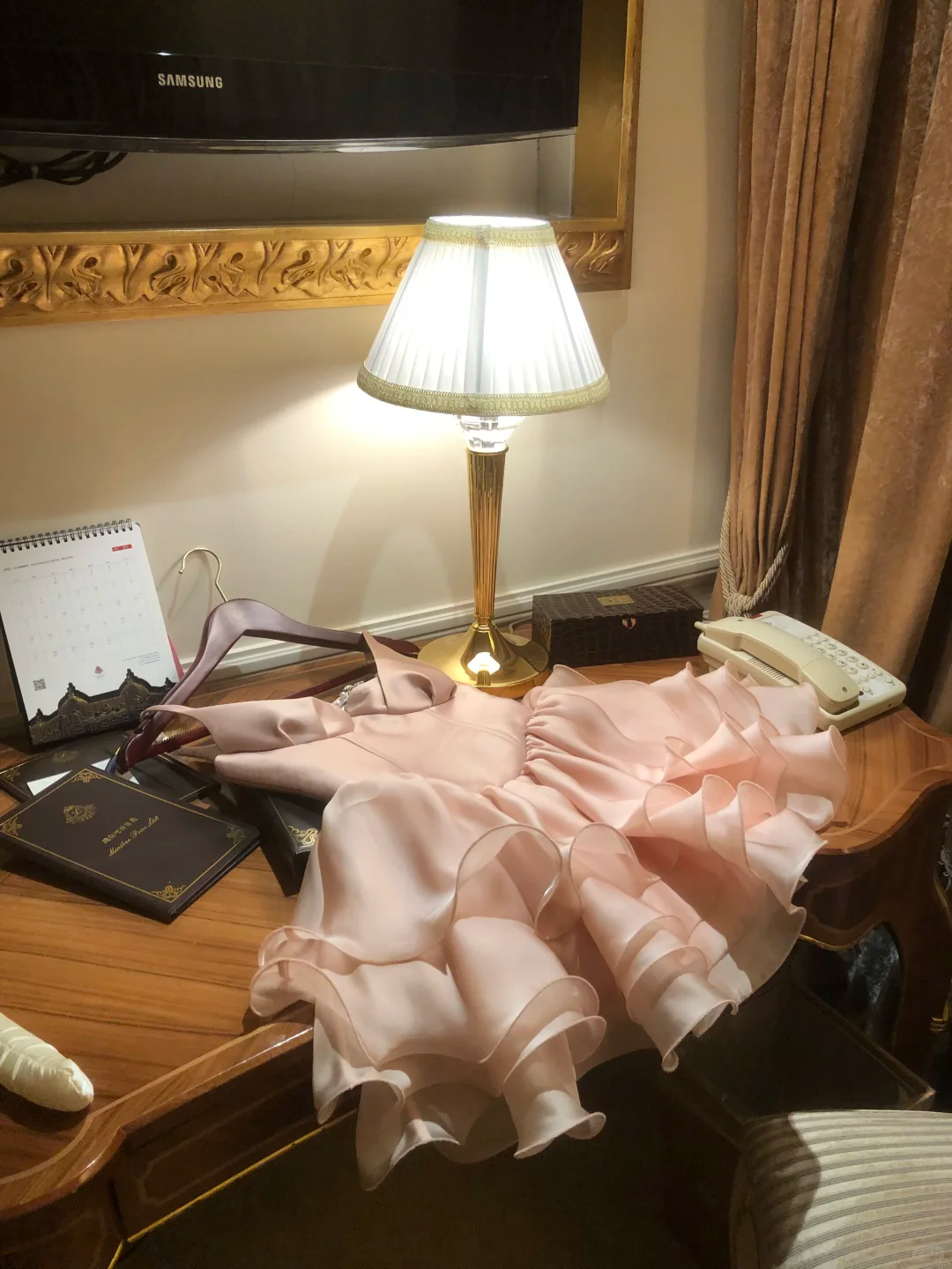 Pretty Pink Satin Beaded Layered A Line Short 16th Birthday Outfits Formal Homecoming Dress D241