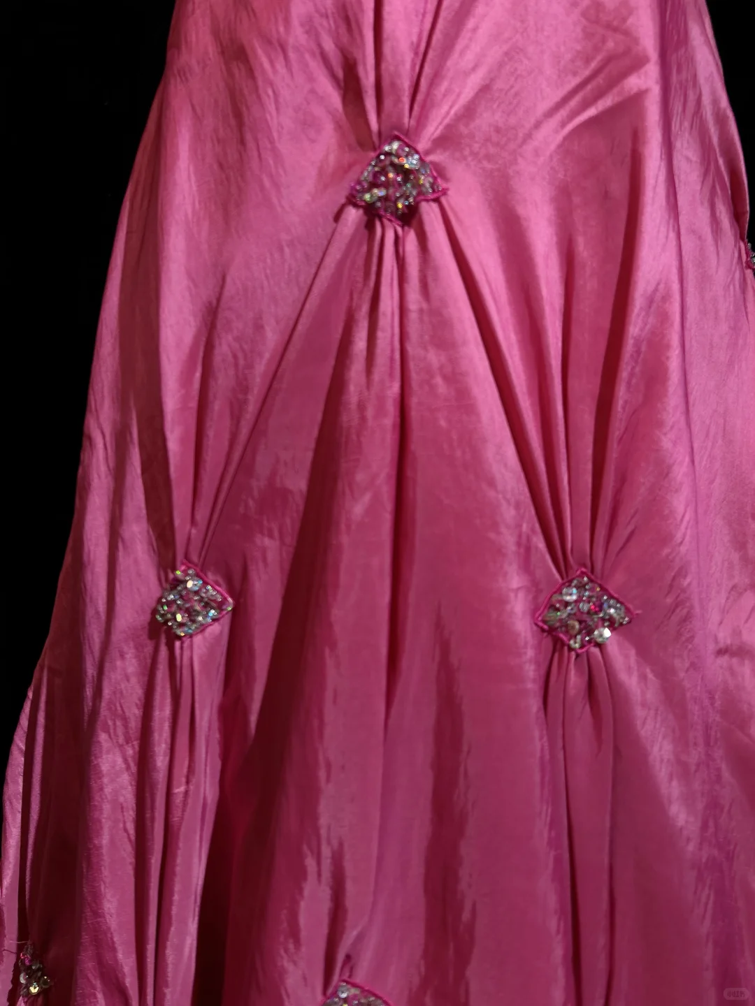 Gorgeous Halter Pink Satin Beaded A Line Long Party Dress Evening Dress D5077