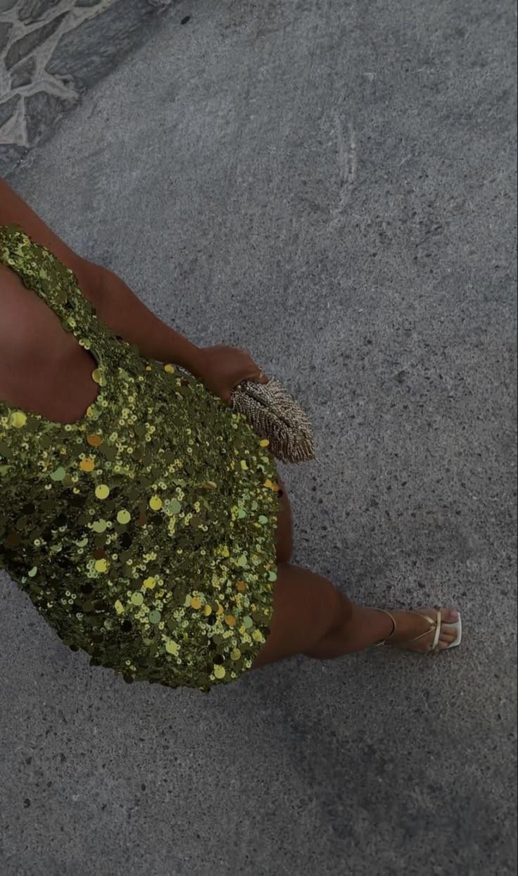 Vintage V Neck Green Sequin Sheath Short 6th Grade Homecoming Dress,Short Party Dress D4033