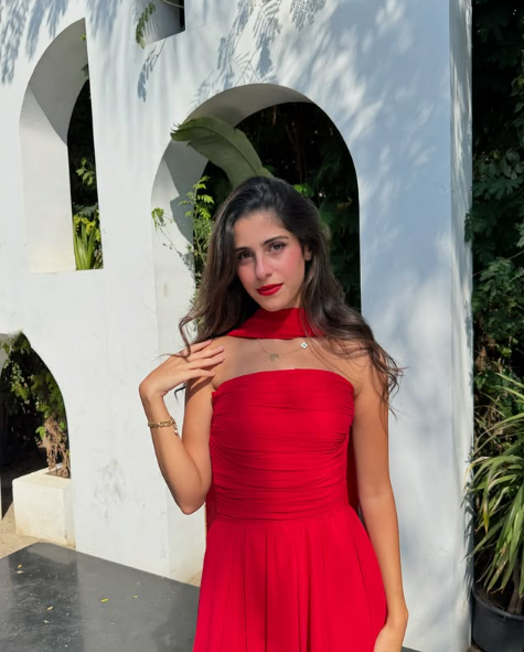 Pretty A Line Strapless Red Chiffon Long Prom Dresses Formal Evening Dress SD1405