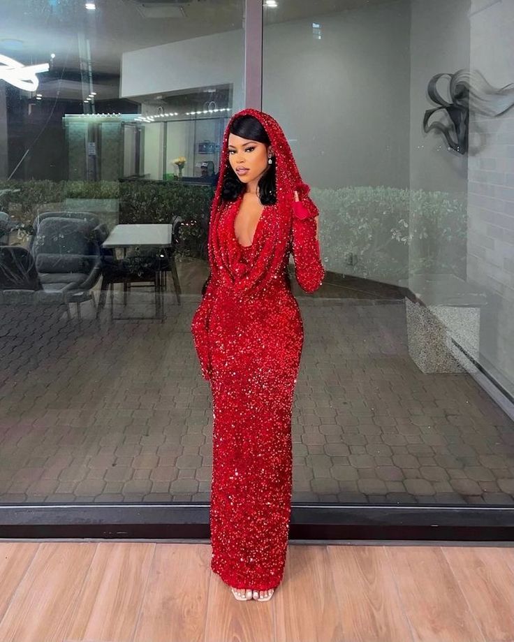 Sexy Sheath V Neckline Red Floral Ankle Length Prom Dresses Birthday Dress