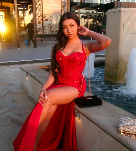 Pretty Mermaid Spaghetti Straps Slit Red Satin Prom Dresses Long Party Dress SD2283