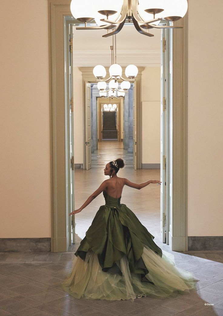 Pretty Ball Gown Strapless Olive Green Long Satin Prom Dresses Formal Evening Dress SD2404