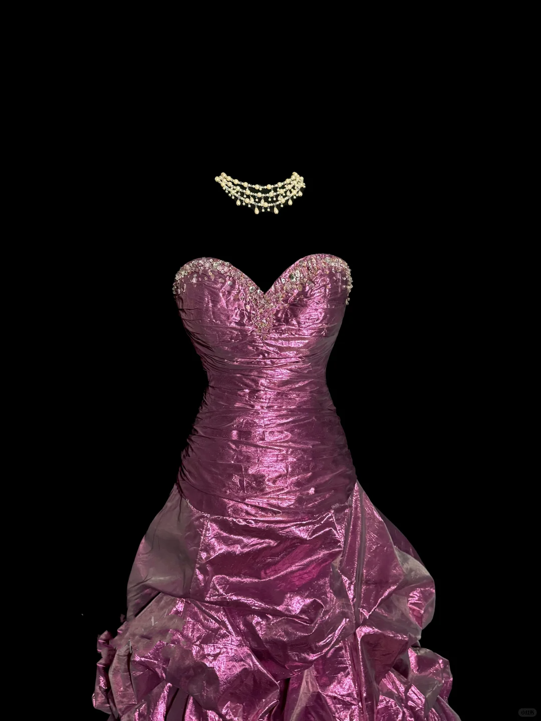 Aesthetic Mermaid Sweetheart Neckline Taffeta Prom Dress Ruffle Long Party Dress SD2941