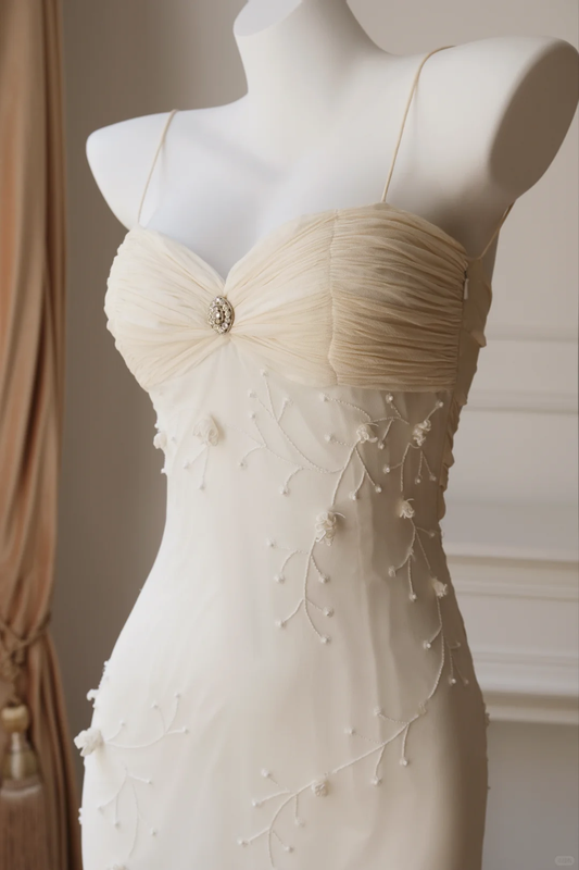 Elegant Sleeveless Chiffon Mermaid Backless Long Party Dress Evening Dress D2715