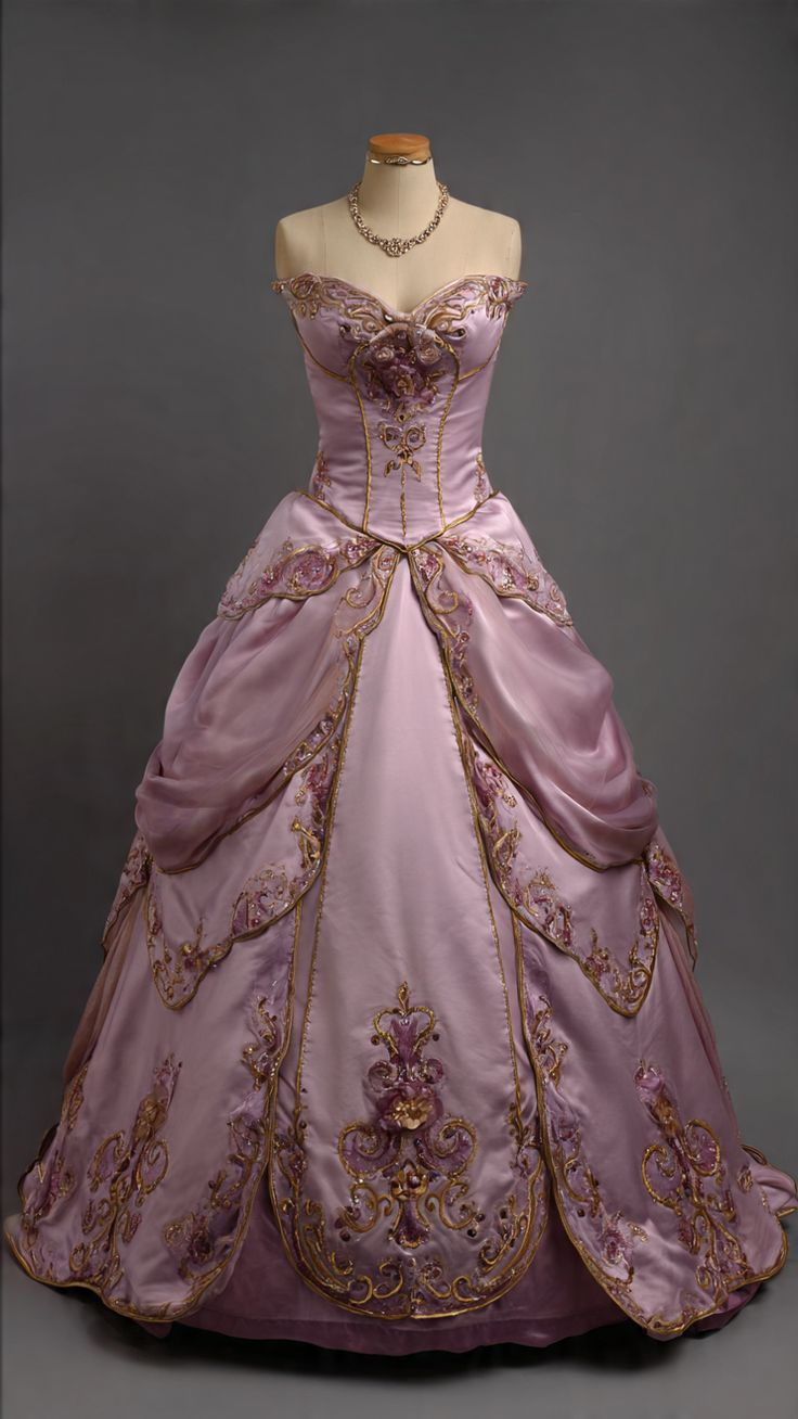 Trendy Strapless Satin Beaded Pink Ball Gown Formal Quinceanera Dress D1257