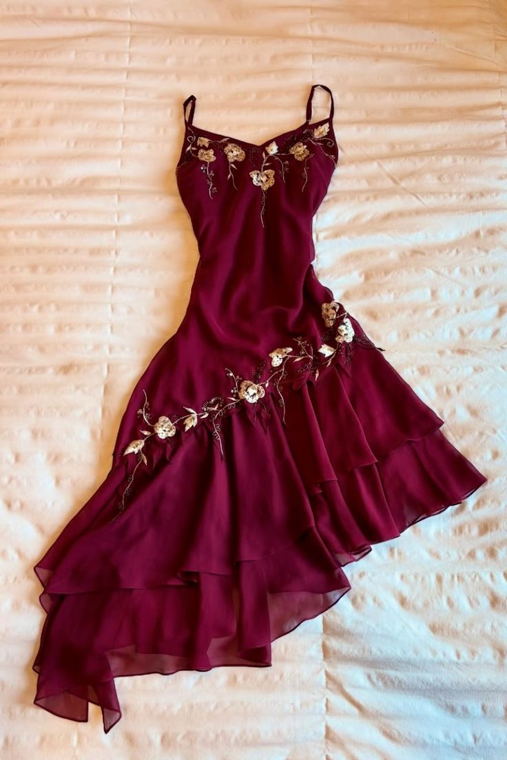 burgundy dress for birthday A Line Burgundy Short Dress Homecoming Dress Birthday Outfit J9444