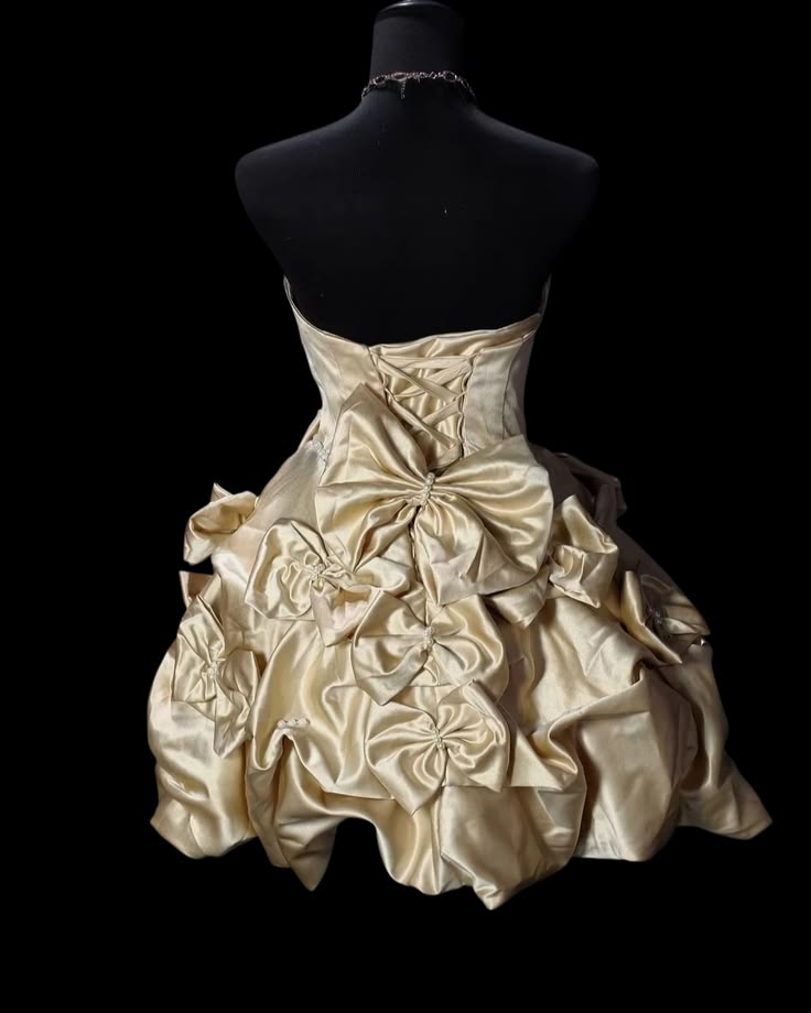 Stylish Strapless Satin Bow A Line Short Homecoming Dress Birthday Dress D3905