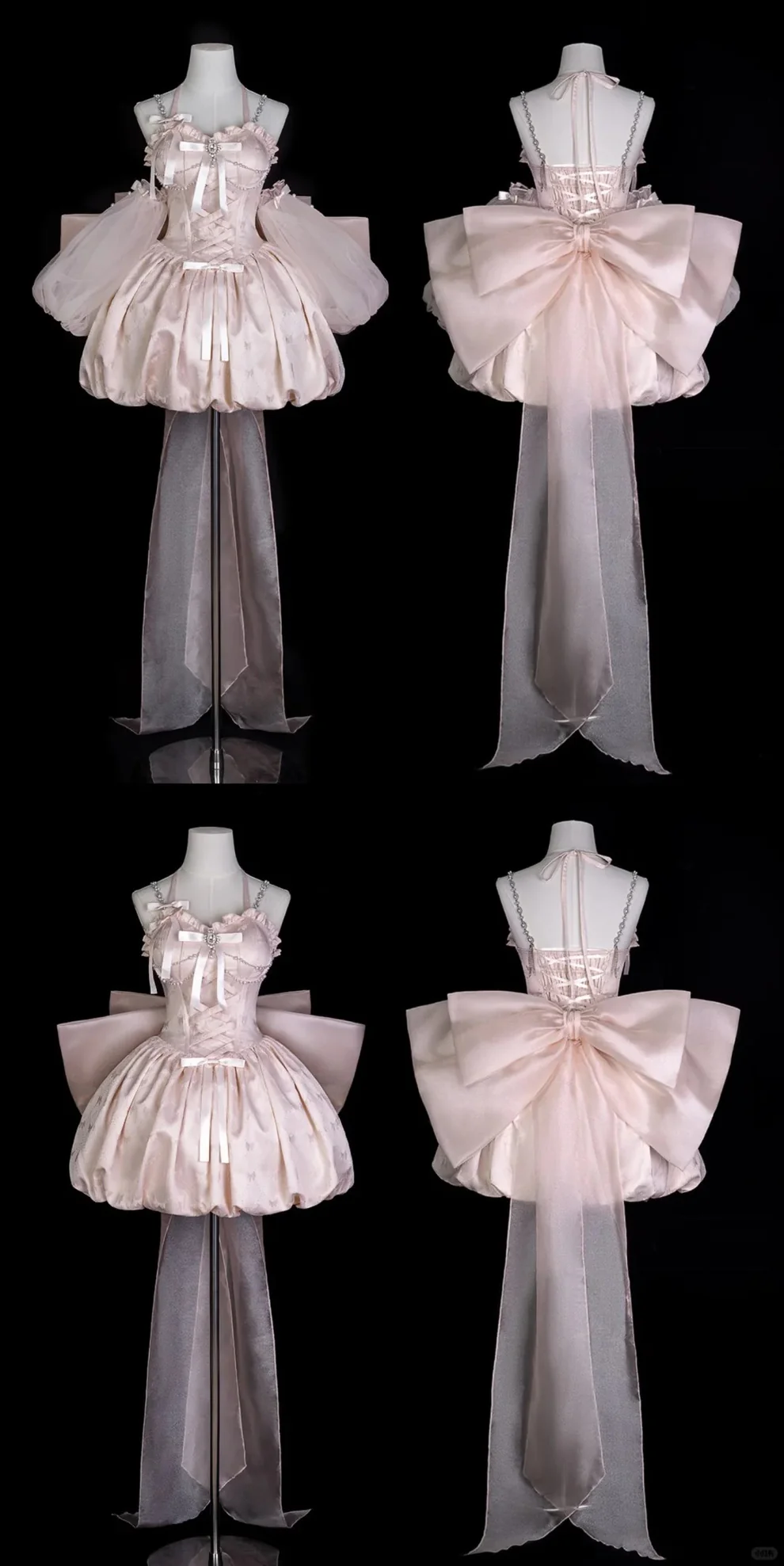 Sweet Pink Halter Satin A Line Formal Homecoming Dress Short Birthday Outfits D344