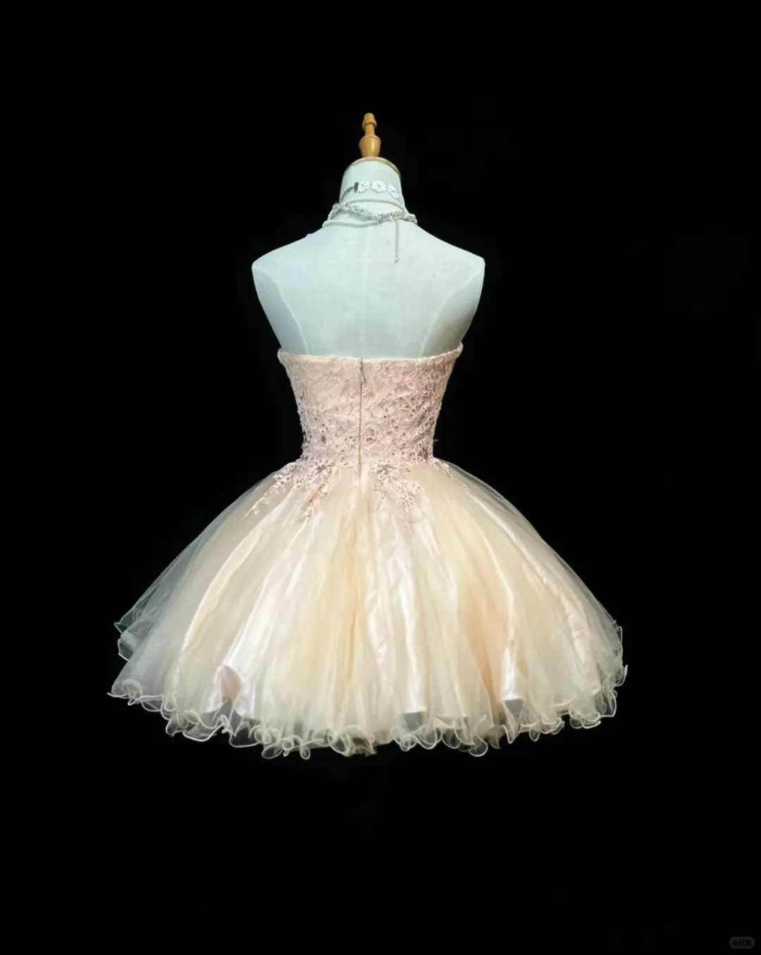 Charming Sweetheart Neck Tulle Appliques Short 15th Birthday Outfits ,Peach Pink Homecoming Dress D3250