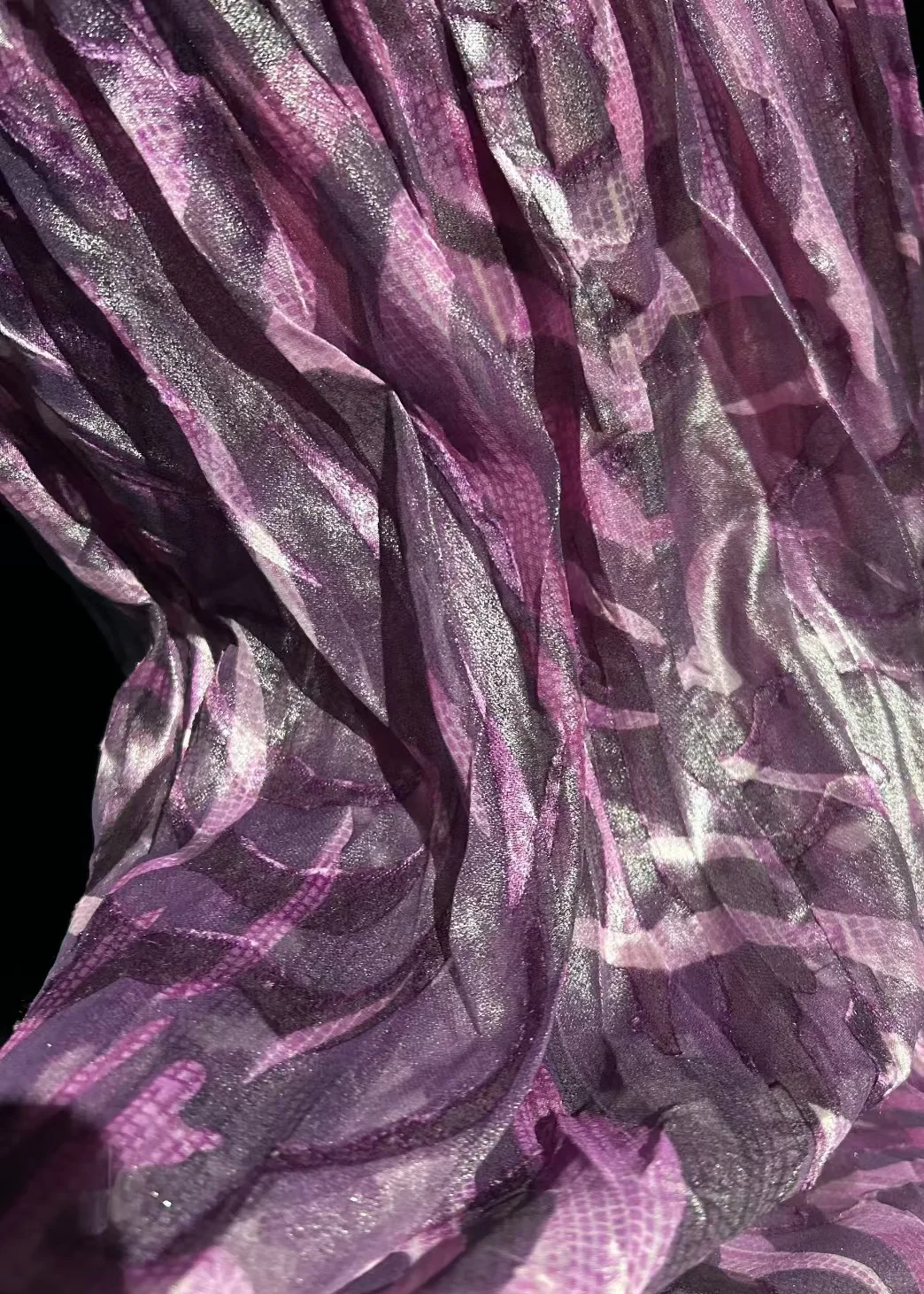 Unique Halter Purple Tulle Print Floral A Line Evening Dress Long Wedding Guest Dress D3123