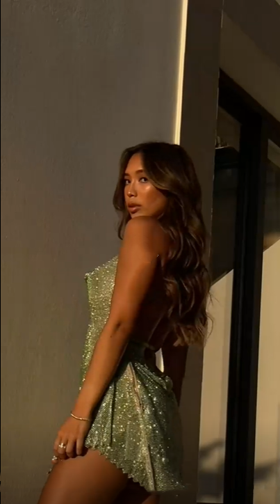 Glitter Halter Asakusa Green Sequin Backless Short Homecoming Dress,Formal 17th Birthday Outfits D3266