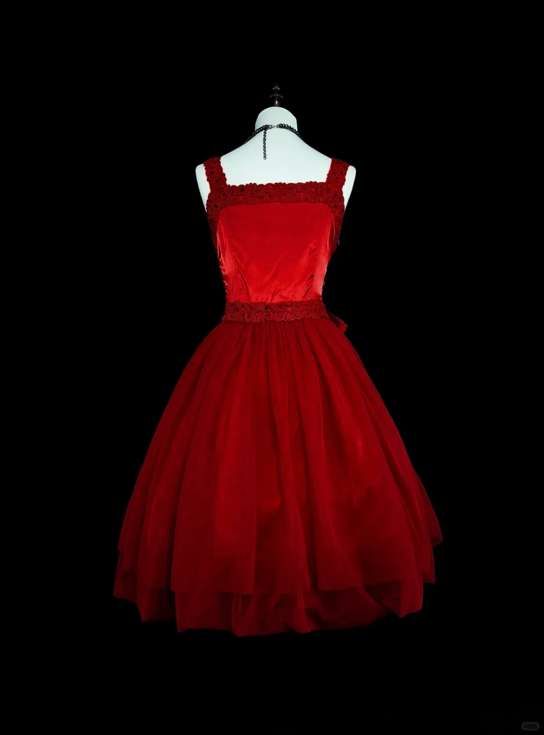 Elegant Spaghetti Straps Satin Tulle Beaded A Line Short Graduation Homecoming Dress,Red Short Birthday Dress D4052