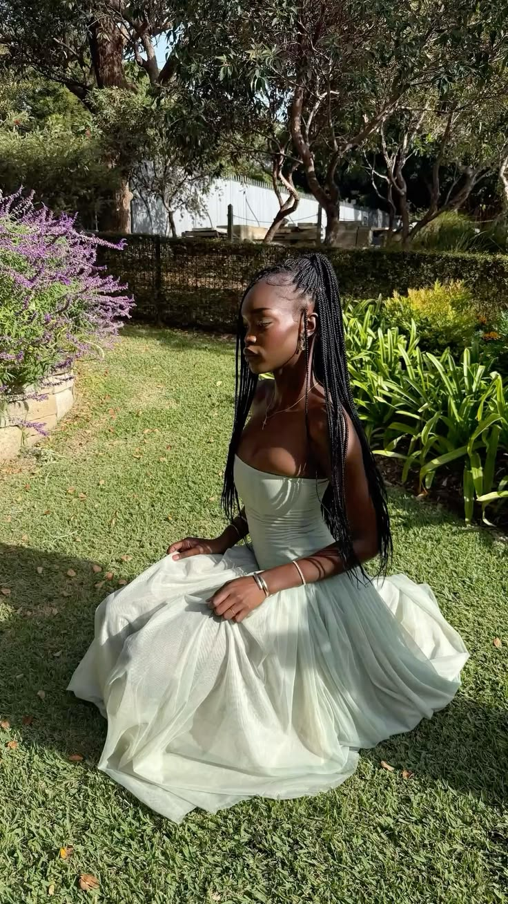 Simple Strapless Tulle A Line Long Wedding Guest Dress Light Green Long Party Dress D4353