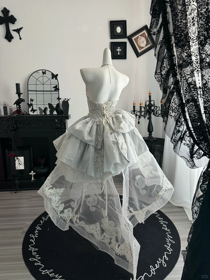 Glitter White Sweetheart Neck Tulle Sequin Beaded Short 21st Birthday Outfits Homecoming Dress D3707