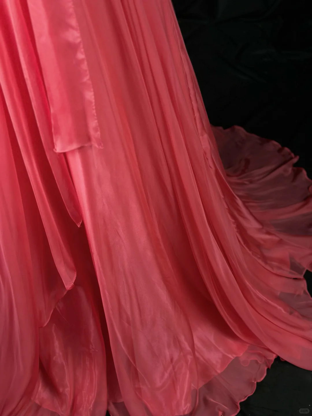 Elegant One Shouder Rose Pink Chiffon Beaded Long Party Dress Evening Dress D2509