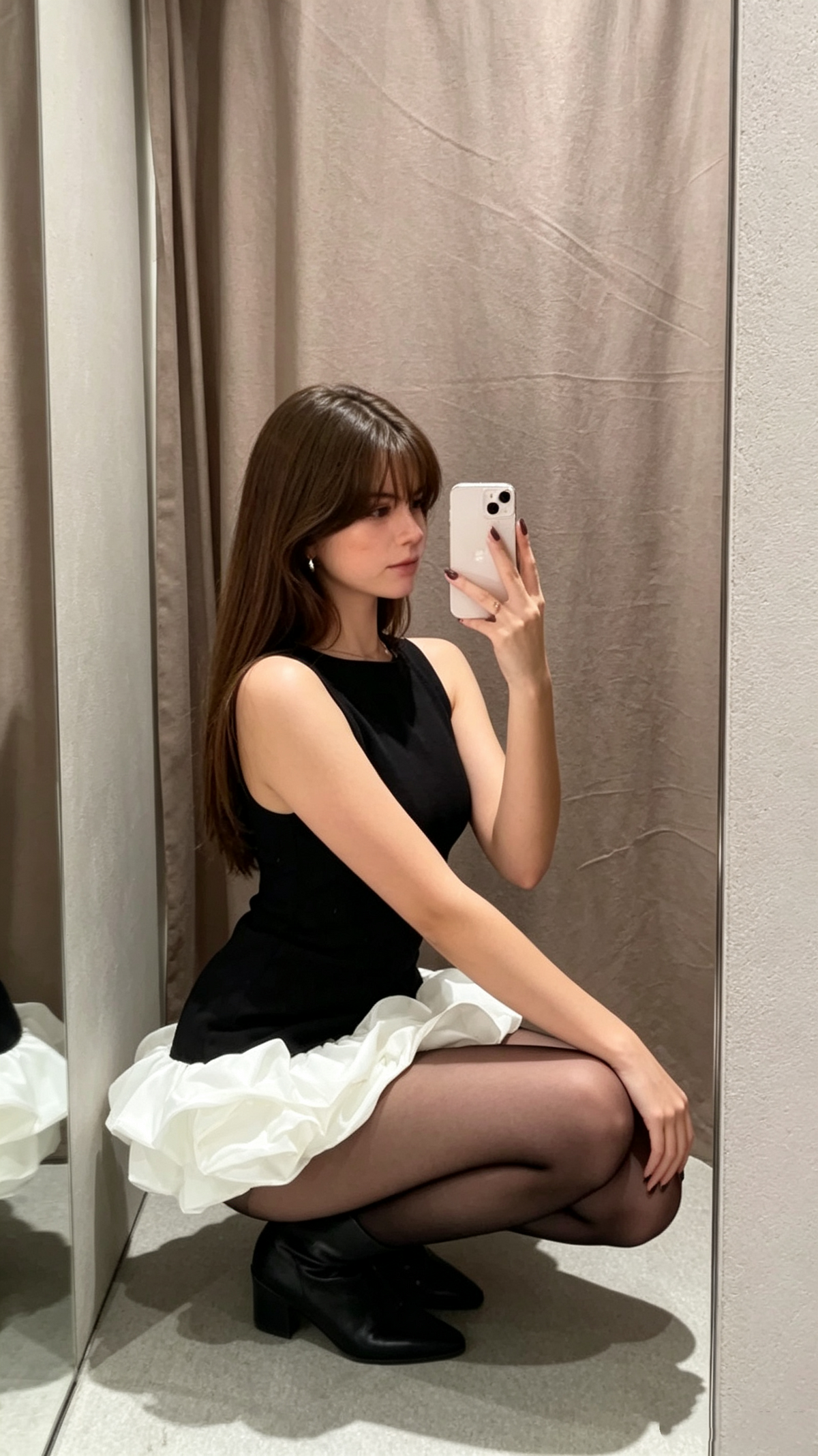 Vintage Black Sleeveless Satin Sheath Pleated Mini Cocktail Dress Short Party Dress Homecoming Dress D276