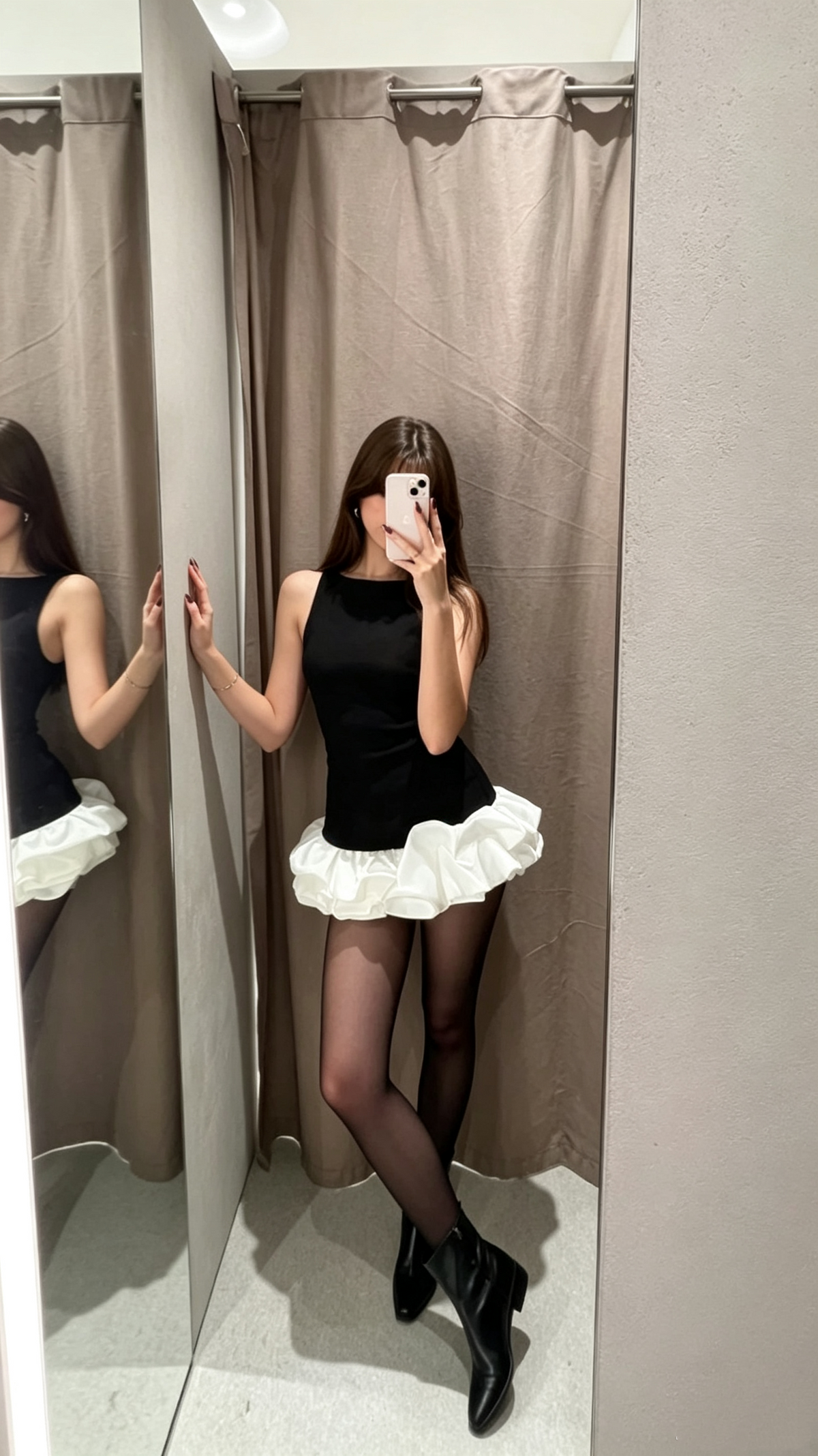 Vintage Black Sleeveless Satin Sheath Pleated Mini Cocktail Dress Short Party Dress Homecoming Dress D276