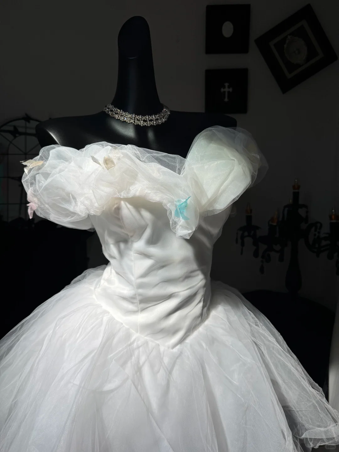 Pretty White Tulle Pleated Off The Shoulder A Line Short Birthday Outfits Homecoming Dress D3019