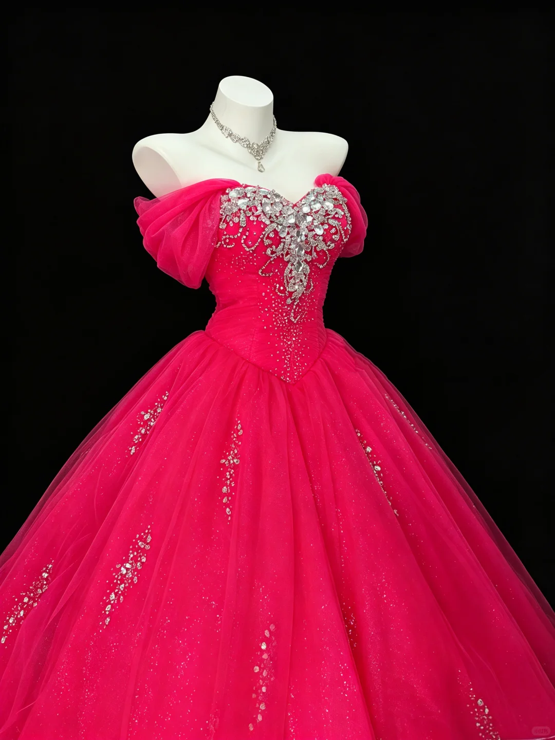 Elegant Mint Green Strapless Tulle Beaded Quinceanera Dress Sweet 15 Dress D5226