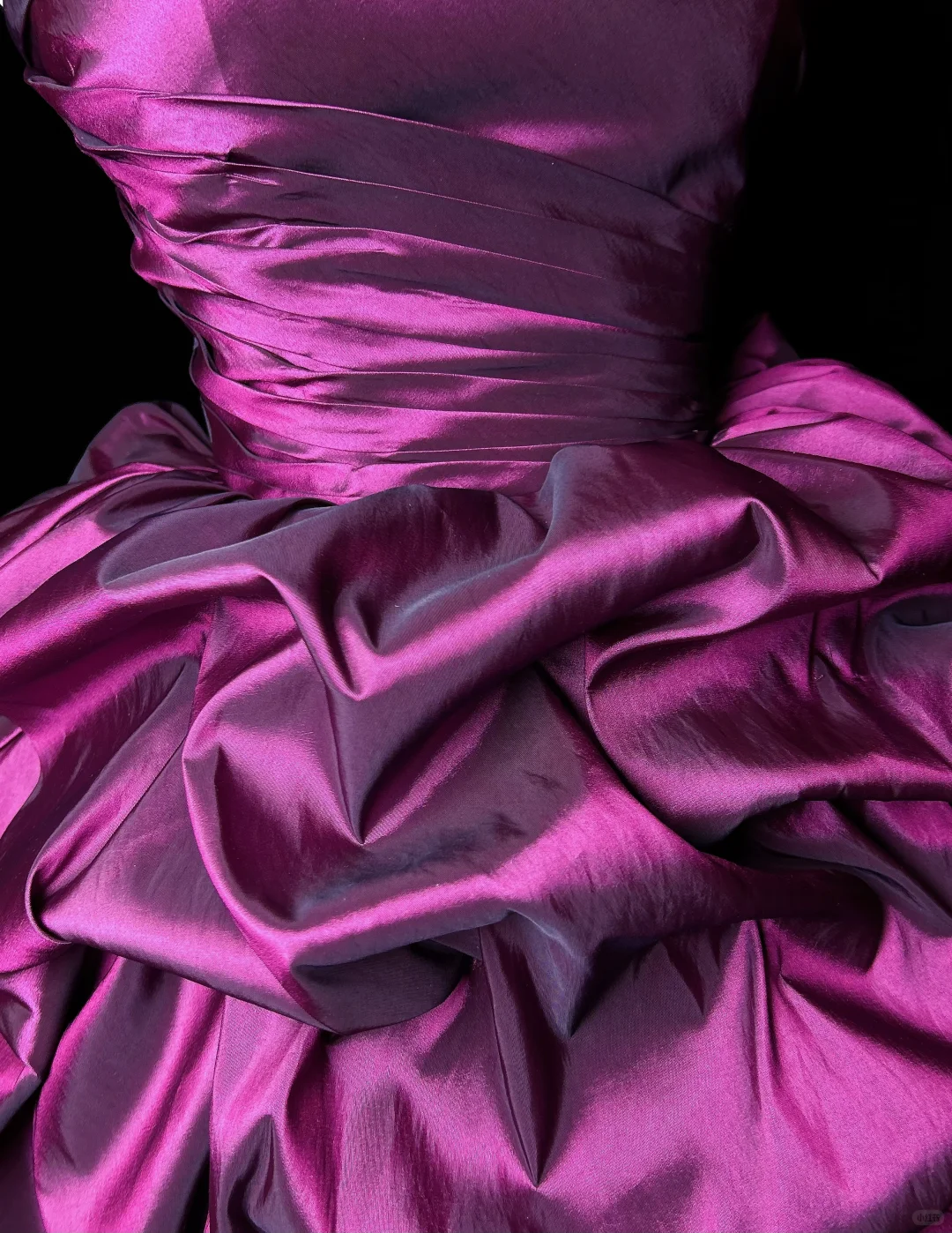 Pretty Strapless Satin Pleated Short Party Dress,Fuchsia Short 7th Grade Homecoming Dress D3359