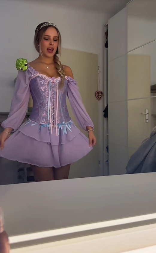 Sexy Off The Shoulder Sweetheart Lilac Satin Printed Floral Chiffon Short Homecoming Dress Cocktail Dress D089