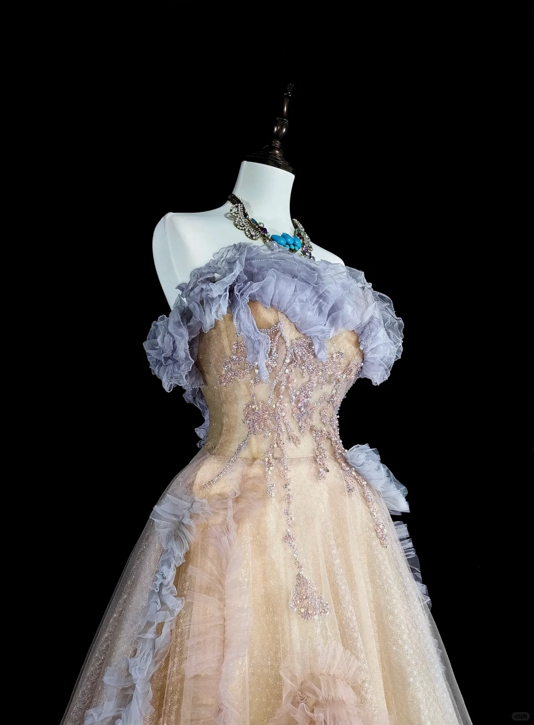 Classy Off The Shoulder Pink Tulle Pleated Ruffles Long Evening Dress Prom Dress D5389