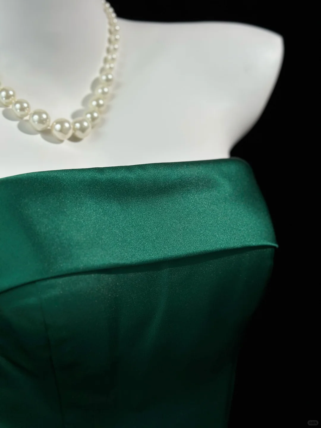 Vintage Strapless Satin A Line Long Wedding Guest Dress Green Birthday Evening Dress Prom Gowns D2518