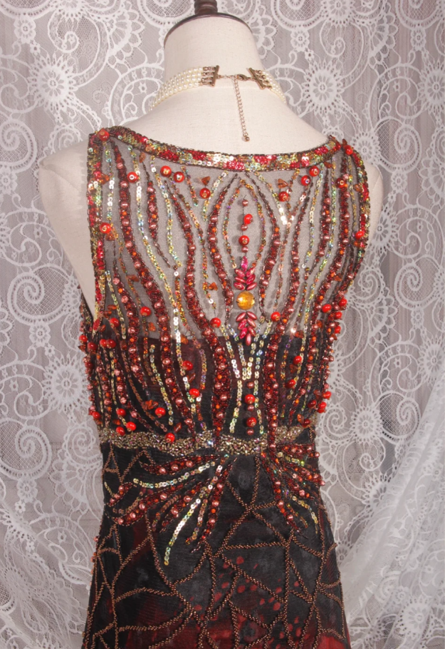 Charming Sleeveless Chiffon Beaded Mermaid Long Party Dress Birthday Prom Gown D2253