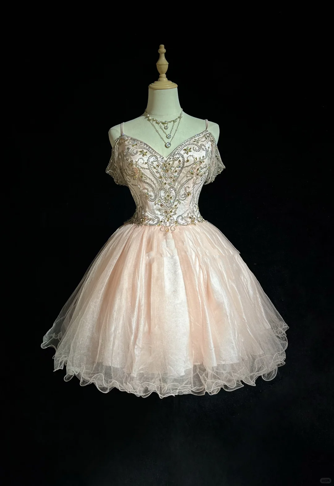 Sweet Off The Shoulder Pink Tulle Beaded A Line Short 6th Grade Homecoming Dress Birthday Outfits D3370