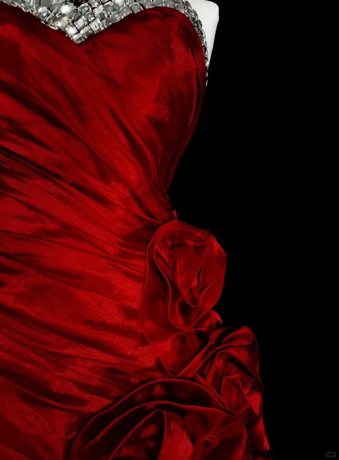Sexy Red Satin Beaded Short Graduation Homecoming Dress,Sweetheart Neck Mini Birthday Prom Dress D4060