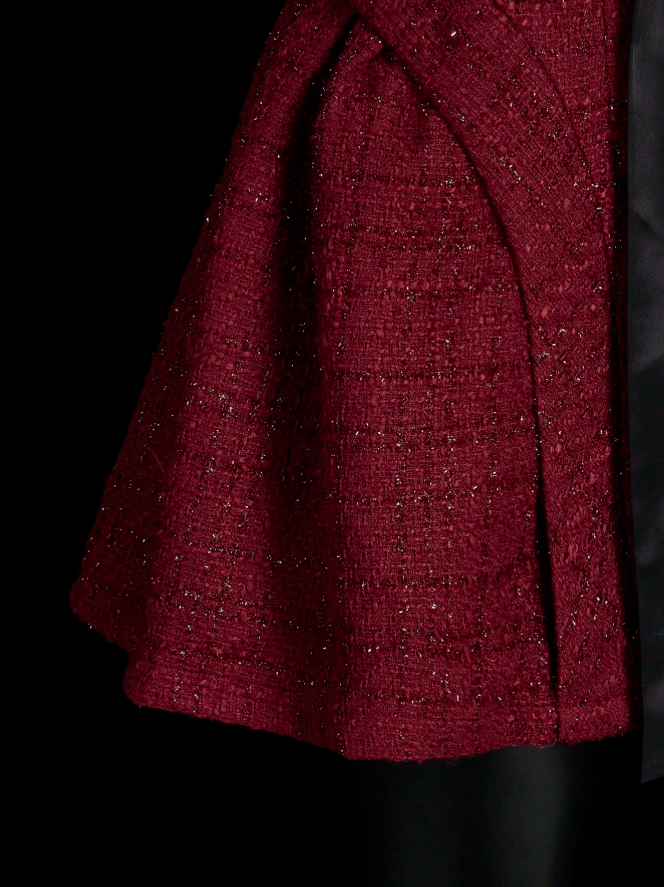 Unique Burgundy Sweetheart Neck A Line Short Birthday Dress Vacation Dress D467