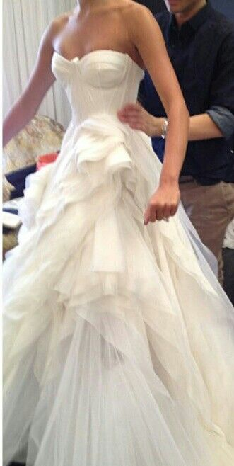 Classy Sweetheart Neck White Tulle Long Wedding Dress Formal Bridal Dress D616