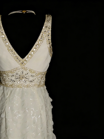Retro Sheath V Neck White Lace Hoco Gowns Short 18th Birthday Dress Homecoming Dresses D4257