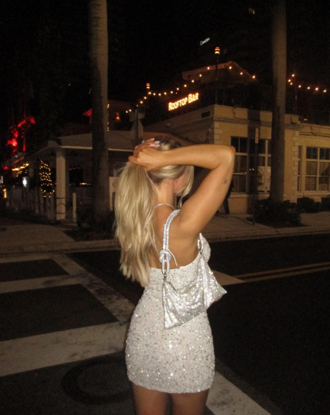Sparkly Spaghetti Straps Sequin Short Birthday Party,White Sheath Short Homecoming Dress D4682