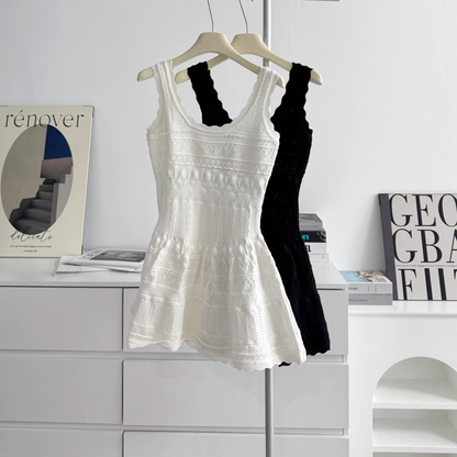 Classic Black A Line Short Birthday Dress Holiday Dress S221