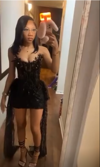 Black Sexy Tulle Sequins Cocktail Dress Short Homecoming Dress Birthday Outfits S375