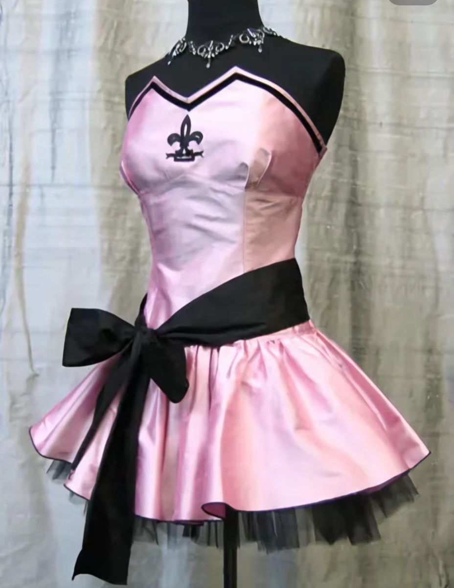 Vintage Pink Satin A Line Formal 8th Grade Homecoming Dress Cocktail Dress With Bow D589